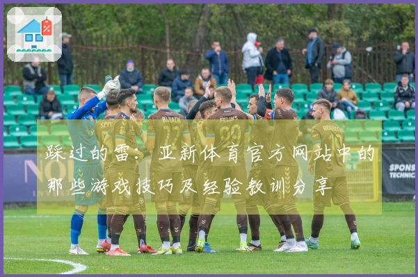 踩过的雷：亚新体育官方网站中的那些游戏技巧及经验教训分享